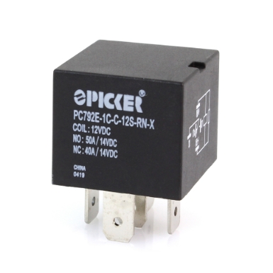 picker pc792e-1c-c-12s-rn-x mini iso relay, 12v, spdt