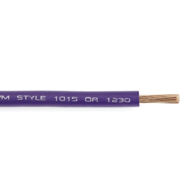 Unified Wire & Cable 14/1 UL1015 VIOLET WR14-7 Hook-Up Wire, Bare Copper, UL 1015/1230/MTW/AWM, 14 Ga., Violet