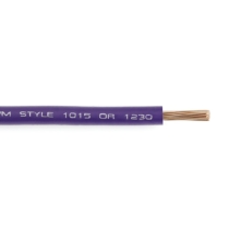 WR18-7 Hook-Up Wire, Bare Copper, UL 1015/1230/MTW/AWM, 18 Ga., Violet