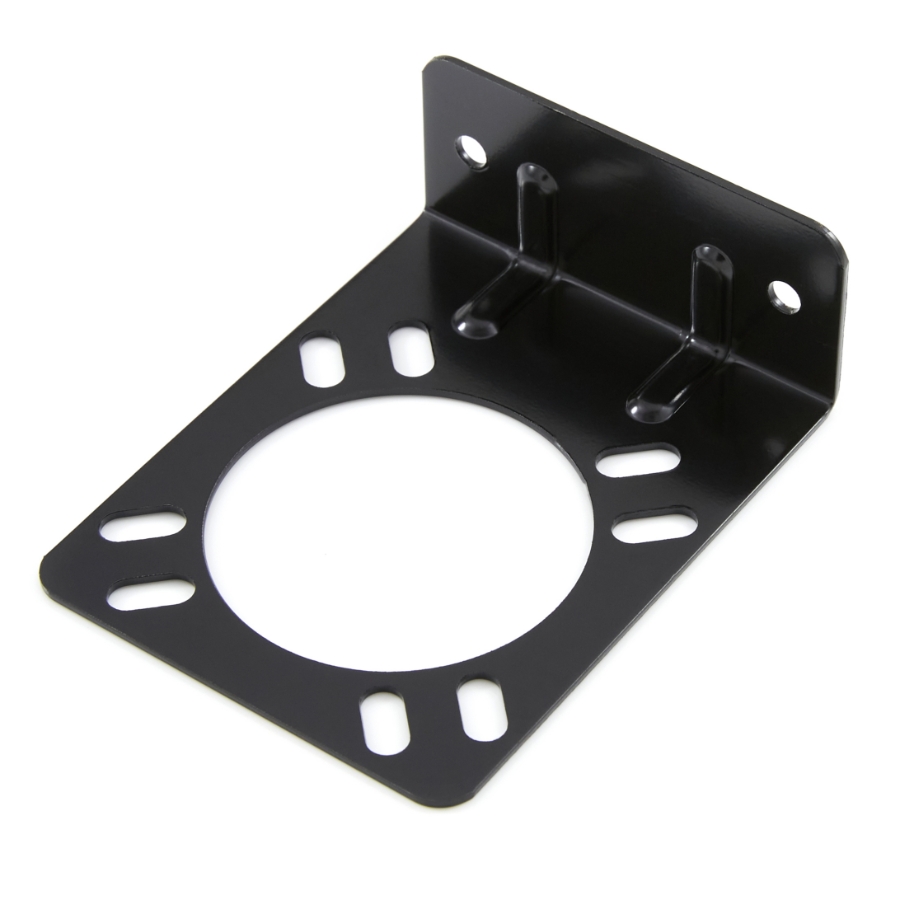 Pollak 12-711U RV Trailer Connector Bracket, Use with 7 or 9-Way RVDC Sockets