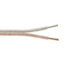 Unified Wire & Cable BC/TC 16X30 Speaker Cable SC18-2, Clear Jacketed ...