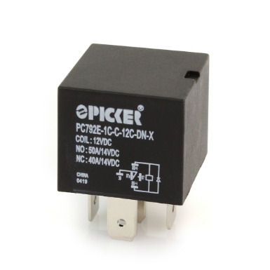 picker pc792e-1c-c-12c-dn-x mini iso relay, 12v, spdt