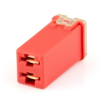 Littelfuse 0495050.ZXA JCASE Cartridge Style Fuse, 50A, 32VDC, Red, Rotated View