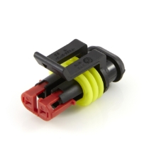TE Connectivity AMP Superseal 1.5 mm 2-Position Plug Housing, 282080-1