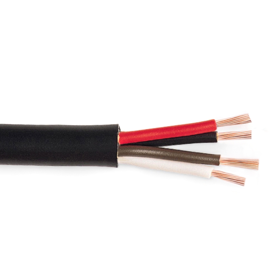 WTW16-4 Trailer Cable, Stranded Bare Copper, 16/4 Gauge/conductors