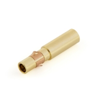 Amphenol Sine Systems MS10B23F, Machined Female Socket Terminal, 12-10 Ga,  Gold Plated _Rotated View