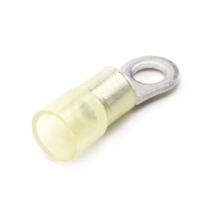 Easy entry PVC insulate ring terminals, M10 stud size, 12-10AWG-SGE  TERMINALS & WIRING ACCESSORIES INC.