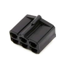 Aptiv 2977044 6-Way Female Connectors, Rotated View