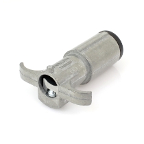 Pollak 11-604E 6-Way Trailer Connector Plug, Die-Cast Casing (Replacement for Discontinued 37665)