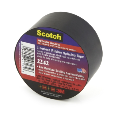 3m 2242 1-1/2x15' linerless rubber electrical tape