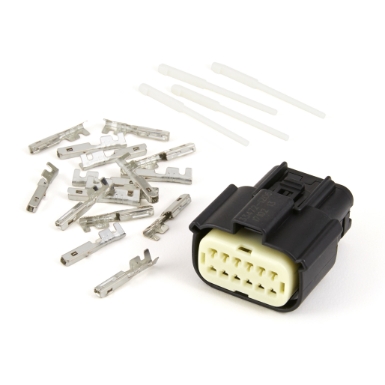 Egis Mobile Electric 4611B, MX-150 Connector Kit, 12 Position Receptacle Housing Female with 14-16 Ga. Terminals