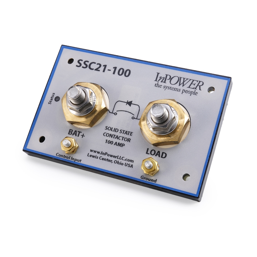 InPower SSC21-100 Smart Contactor, 100A, 12/24VDC