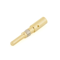 Amphenol Sine Systems MP10B23F, Machined Male Pin Terminal, 12-10 Ga, Gold Plated