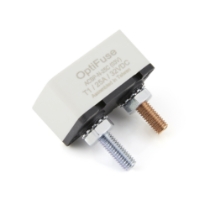 OptiFuse ACBP-N-25C Type I Short Stop Circuit Breaker, White, 25A