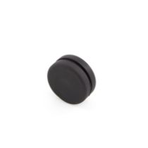 Essentra Components DGB-6 Diaphragm Grommet, 0.433", Black