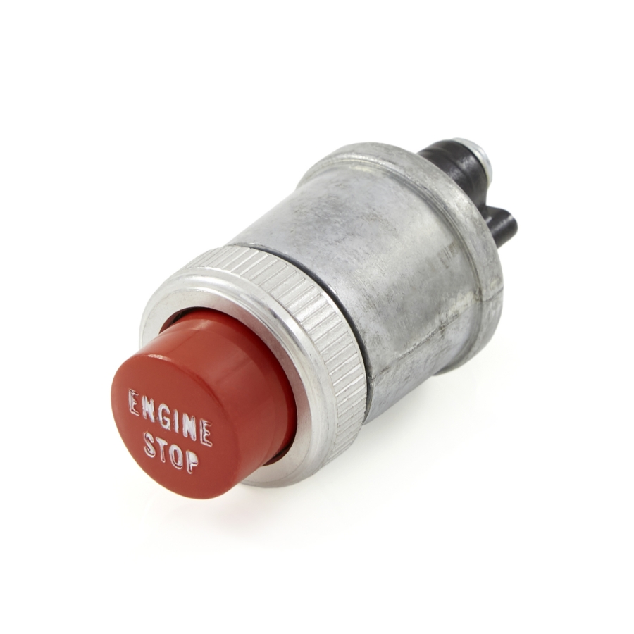 Cole Hersee 90048 Momentary Engine Stop Switch, Red