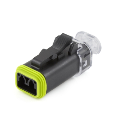 amphenol sine systems at06-2s-led24vr1 2-way at led connector plug