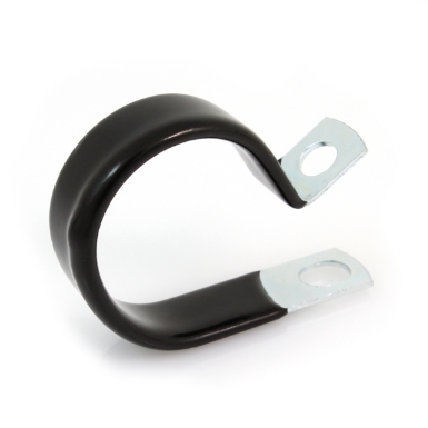 kmc cov2109z2 1 1/4 inch vinyl coated cushioned full clamp, 1/2 inch wide