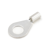 Ring Terminal, 16-14 Ga., 1/4 Stud Size, Non-Insulated