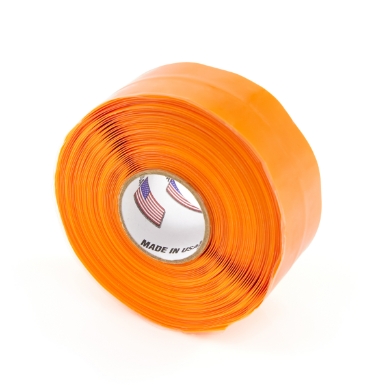 ftz industries 99213 self-fusing silicone rubber tape, day-glow orange