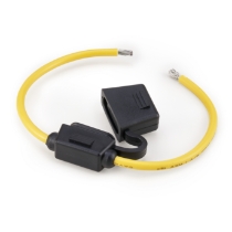 OptiFuse LPR-02B-16Y ATO/ATC In-Line Fuse Holder, 4 inch leads  _side view 1