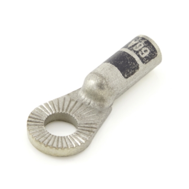 tin-plated stackable battery lug 36370, 3/8 stud, 6 ga.