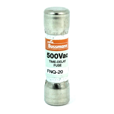 Eaton's Bussmann Series FNQ-20 Industrial Fuse, Time-Delay, 20A, 500VAC