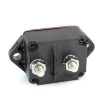 Mechanical Products 19A-P10-R-050-02 Series 19 Circuit Breaker, 50A, 30VDC, Type I Auto Reset LED