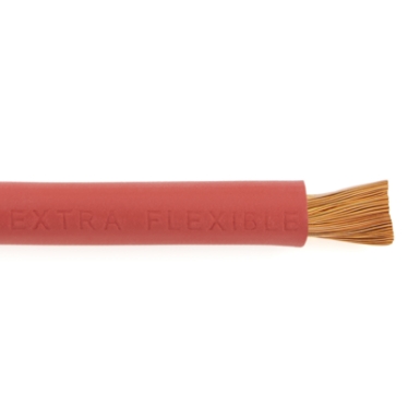 sgr battery cable ultra flexible, red
