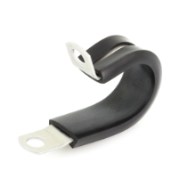 Umpco S325DKG16 1 inch Aluminum Cable Clamp, 1/2 inch Wide  _side view 1