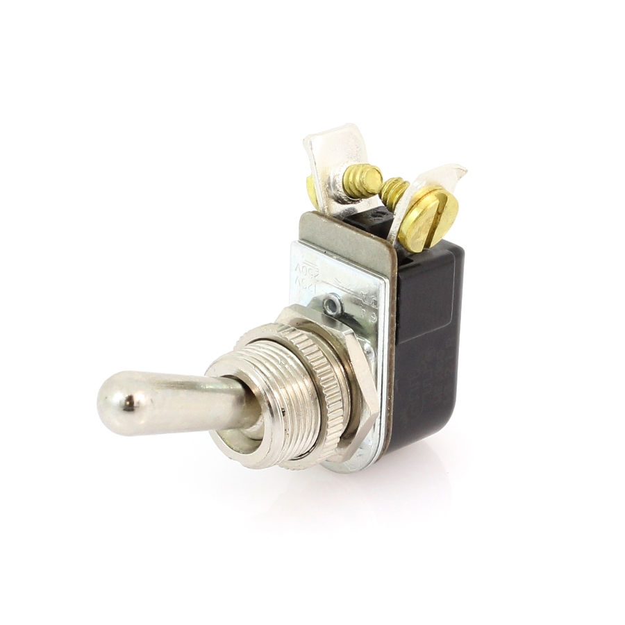 Cole Hersee 5558 Light Duty Metal Toggle Switch, SPST, 10A, On-Off