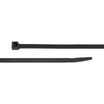 ACT AL-07-50-0-M Standard Cable Ties, 50 lb, 7 inch, UV Black, Bag of 1,000