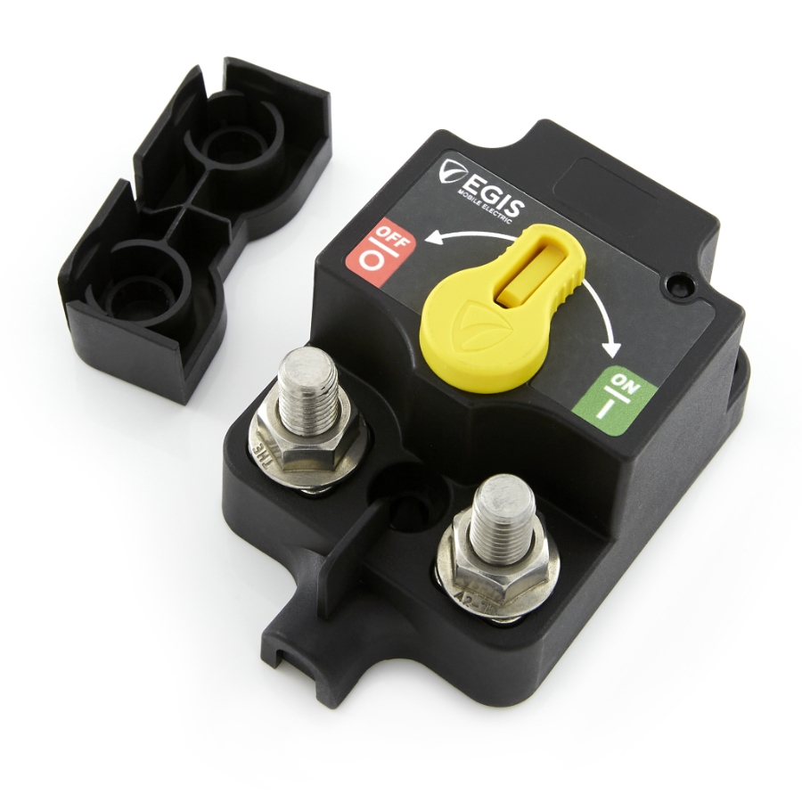 Egis Mobile Electric 8700B, XD Series Battery Disconnect Switch w/ Contactor, 500A, 12VDC