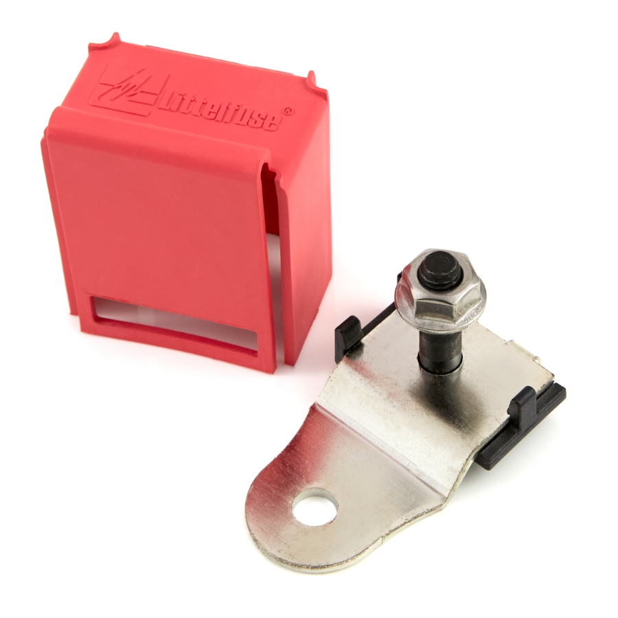 Littelfuse 0FHZ0202Z SMZ Series, M8 Stud Mount ZCASE Fuse Holder