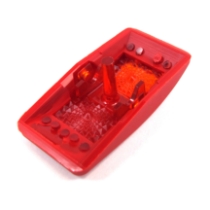 Carling Technologies VVAES00-000 Contura II Switch Actuator, Plastic, Red with Amber Lens