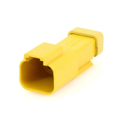amphenol sine systems at04-2p-r120yel at receptacle connector, 120 ohm resistor, yellow