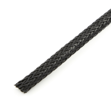 Techflex NHN0.50BK Gorilla Sleeve® Flat Filament Expandable Braided Sleeving, 1/2", 50 ft., Black
