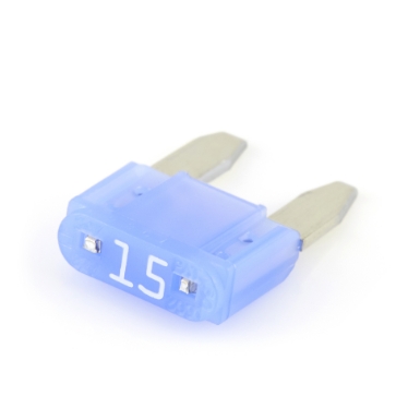 Littelfuse MINI® Automotive Fuse, 15A, 32VDC, Blue, 297015.WXNVDC