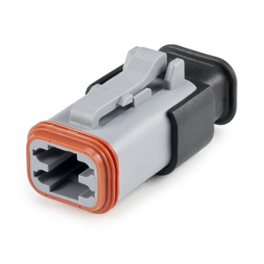 amphenol sine systems at06-4s-sr01gry 4-way at connector plug