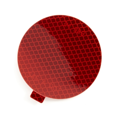 3M 989-72-3 Diamond Grade Reflective Stickers, 3" Round, Red