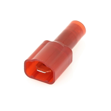 Molex 19001-0003 Male Disconnect with Extra Sleeve, 22-18 Ga., .187" x .020", Red