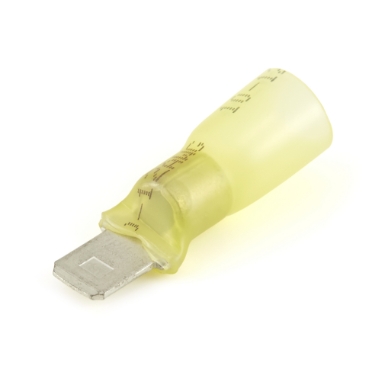 male heat shrink 32918 .250 disconnect, 12-10 ga., yellow