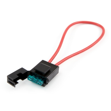 ato/atc in-line fuse holder 46046, 12 ga. gpt wire, 11" loop, 30a fuse included