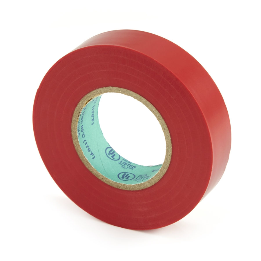 Electrical Tape Red 60' Roll 3/4" Wide