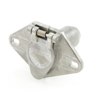 pollak 11-609 6-way trailer connector socket