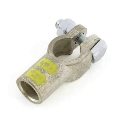 crimpable battery lug 36312, positive post, straight, 4/0 ga.