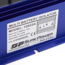 Eaton's Sure Power 12023A Multi Battery Isolator, 120A, 4 Studs, 6 Holes at .21"