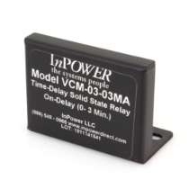 InPower VCM-03-03MA Time Delay Solid State Relay, On-Delay, 0-3 Minutes, 12VDC/15A