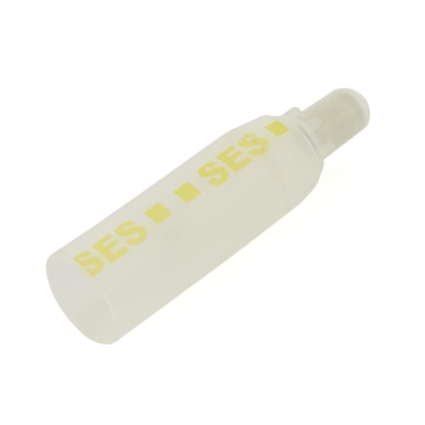 nspa hl8-18-10 heat shrinkable closed end connector, clear blue dashes