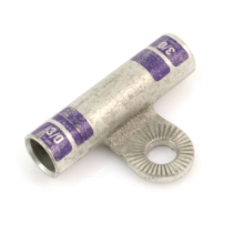 Tin-plated Stackable Flag Battery Terminal 36380, 3/8 Stud
